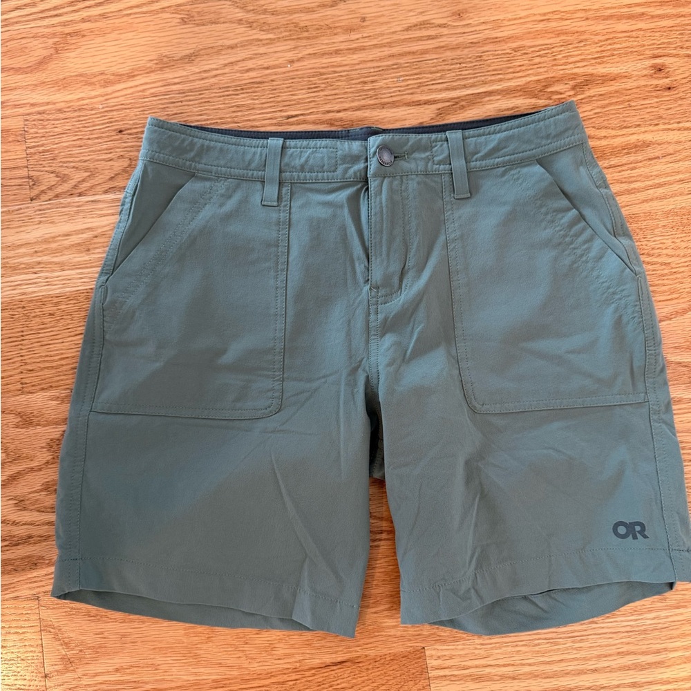 Outdoor Research - Women's Ferrosi Shorts - 7" - Lightweight Olive Green Shorts
